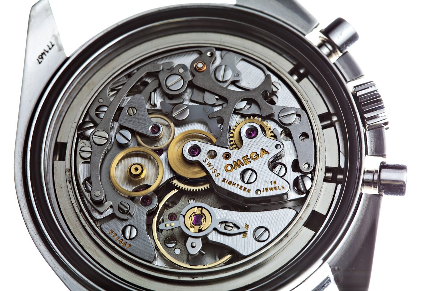 An automatic chronograph movement.
