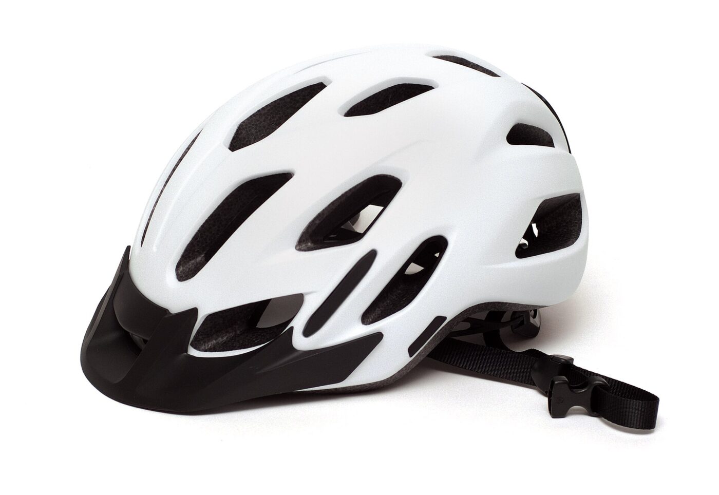 A bicycle helmet. Its foam liner is built to crush once, which is why a crashed helmet is finished.
