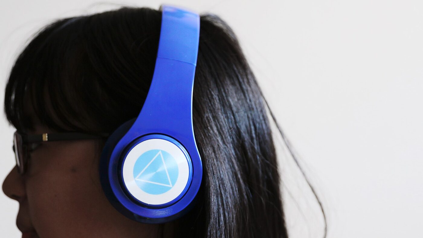 Wireless over-ear headphones. Many sold for children have no volume limiter at all.
