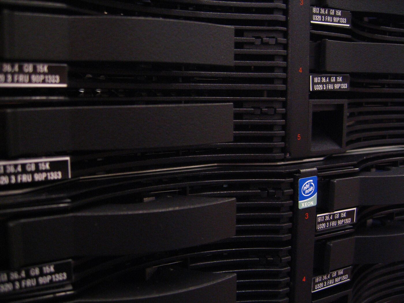 Rack-mounted server drives. RAID keeps a system running when a drive dies; it does not keep a second copy of your files.