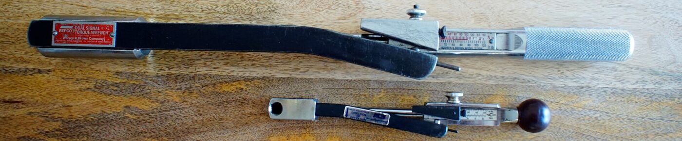 Two older torque wrenches.